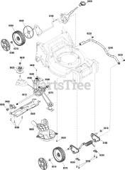 Murray 2691425-00 (12A-EPH7E672) - Murray 21" Self-Propelled Walk-Behind Mower (2017)