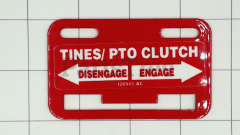 MTD GW-2124 Tine Engagement Plate - image 2