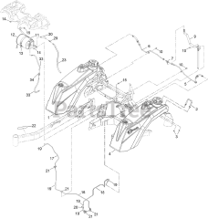 Exmark STS650AKC48400 - Exmark 48" Staris S-Series Stand-On Mower, Koh (SN: 404314159 - 406294344) (Rev B) (2019)