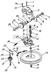 Lawnflite 126-560-305 - Lawnflite Walk-Behind Mower (1986) (Ann & Hope) Parts04