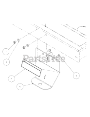 Cub Cadet 863 (590-863-100) - Cub Cadet Tow Hitch att Assembly