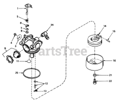 Toro 16297 - Toro Walk-Behind Mower (SN: 000000001 - 000999999) (1980) Carburetor No. 632050