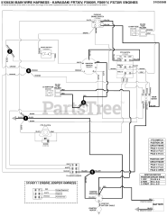 Snapper Pro S 125XT (5901629) - Snapper Pro S125XT Series 52" Zero-Turn Mower, 23hp Kawasaki Electrical Schematic - Cranking Circuit - S/N: 2017954956 &amp; Above