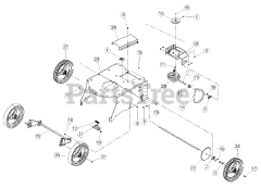 Bear Cat WV 160 S - Bear Cat Walk-Behind Vacuum, 160cc Honda (SN: E06542 - H07101)