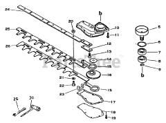 Echo HC-1001 - Echo Hedge Trimmer (SN: 008001 - 017000)
