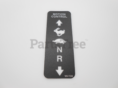 Exmark 109-7232 Motion Control Decal - image 1