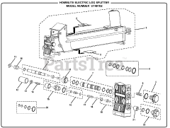 Homelite UT-49102 - Homelite Electric Log Splitter General Assembly (Part 2)