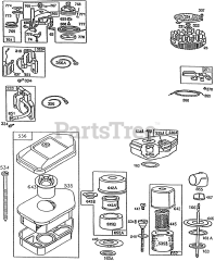 Briggs & Stratton 92902-5215-01 - Briggs & Stratton Vertical Engine Air Cleaners, Vertical Pull