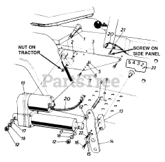 MTD 190-749 - MTD Electric Lift Kit (1990)