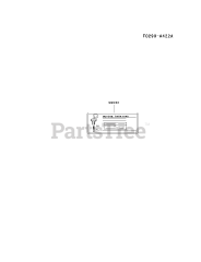 Kawasaki FD620D-AS14 - Kawasaki Engine LABEL