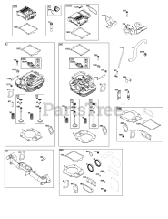 Briggs & Stratton 542477-0006-J1 - Briggs & Stratton Horizontal Engine Cylinder Head Group
