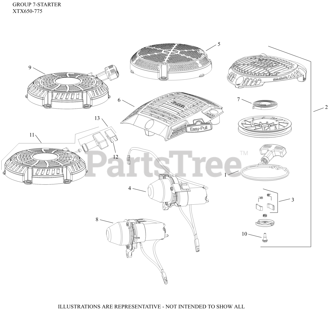 Kohler XTX6753013 Kohler XTX Series Engine, Made for Toro, 6.75 ft