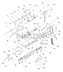 Cub Cadet 820 (590-820-100) - Cub Cadet 40" Tiller Attachment Main Frame