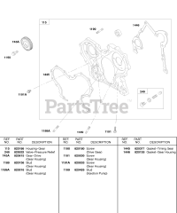 Briggs & Stratton 588447-0477-E2 - Briggs & Stratton Horizontal Engine Gear Housing