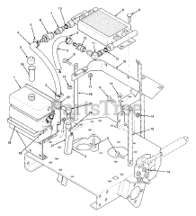 Scag STHM-22CH - Scag Three-Wheel Riding Mower, 22hp Kohler (SN: 3380001 - 3389999) Upper Hydraulics