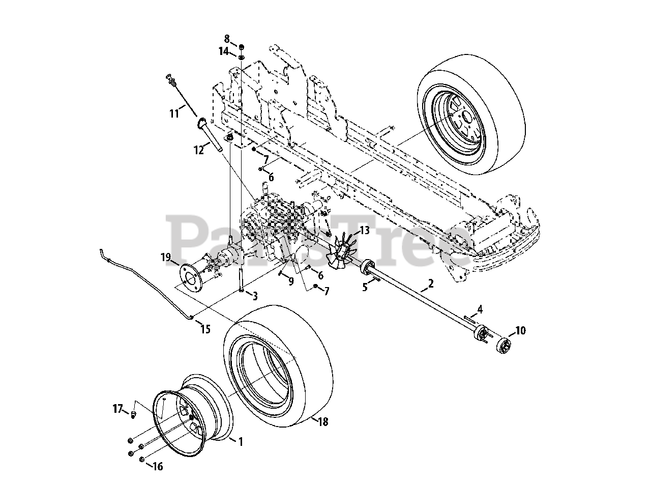Cub Cadet GTX 2100 (14W3GE010) Cub Cadet Garden Tractor (2013
