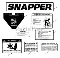 Snapper IR4002B (85320) - Snapper 16.5" Rear-Tine Tiller, 4hp