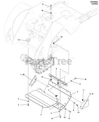 Ferris SRS Z1 (5901944) - Ferris SRS Z1 Series 48" Stand-On Mower, 22hp Kawasaki, Rear-Discharge CE Guarding - Transaxles
