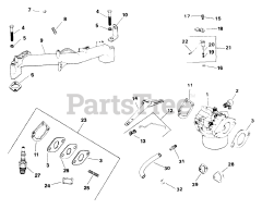 Exmark EXS-18KO - Exmark Explorer Zero-Turn Mower, 18hp Kohler (SN: 080000 - 089999) (1993) Carburetor (Pg 20)