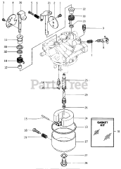 Toro B3-08B391 (108-3) - Toro Rear-Engine Riding Mower (1987) Carburetor