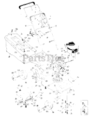 MTD 112-438R018 - MTD Walk-Behind Mower (1992) (U-Haul)