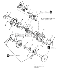 Allis-Chalmers 912 (1690655) - Allis-Chalmers Garden Tractor, 12hp Rear Axle &amp; Differential Group