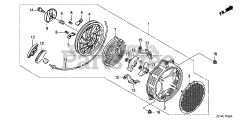 Honda EM4000SX AT1 (EBRC) - Honda Generator, Made in China (SN: EBRC-1000001 - EBRC-1499999) RECOIL STARTER (3)