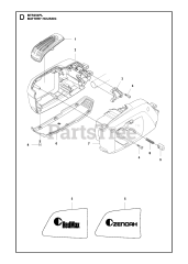 RedMax BTR 250 PL - RedMax String Trimmer HOUSING