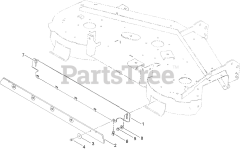 Toro 140-5160 - Toro Striping Kit for Mower with 50" Cutting Unit Striping Kit Assembly No. 140-5160