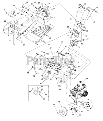 Craftsman 247.775870 (24A-483D099) - Craftsman Chipper Shredder (2001) (Sears)
