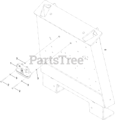 Toro 25510 E - Toro Load Control, RT1200 Traction Unit Load Control Assembly