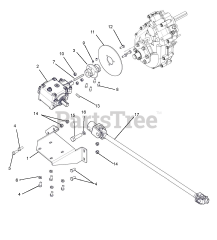 Ariens 996148 - Ariens Contractor 4WD Utility Vehicle, Subaru EH65 (SN: 020000 & Above) Transfer Case and Rear Driveshaft