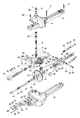 MTD 132-451F314 - MTD Lawn Tractor (1992) (Power Tech) (Power Equipment) Transaxle