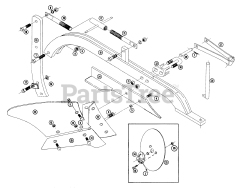 Toro UW-641 - Toro Utility Wagon (1961) Plow  Coulter Pp-107