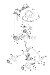 Snapper SP 95 (7800928-00) - Snapper 21" Walk-Behind Mower, Variable Speed, 775 Series Briggs
