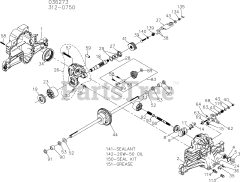 Ariens 03627300 - Ariens Hydro-Gear Transmission