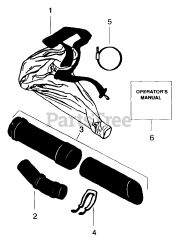 Weed Eater 180 SB - Weed Eater Twister Blower Vacuum Attachment Kit