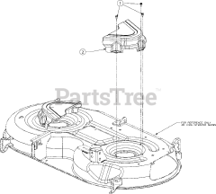Cub Cadet RZT-L42 Honda (17BGCACS056) - Cub Cadet 42" RZT Zero-Turn Mower, Honda (2017) Deck Covers