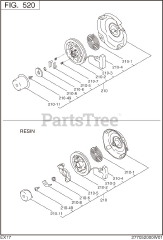 Subaru Robin EX170D52130 (EX17) - Subaru Robin Engine 520 Cooling &amp; Starting