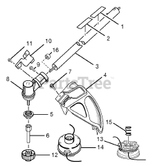 Ryobi RY 30140 - Ryobi String Trimmer, 30cc Lower Boom Assembly