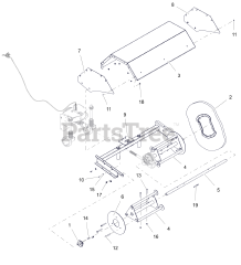 Ariens 926088 - Ariens Hydro 36" Power Brush, Kohler (SN: 000101 & Above)