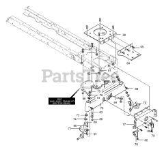 Murray 40317x50C - Murray 40" Lawn Tractor (2001) Frame Assembly (part 2)