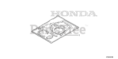 Honda EP2500CX 1 ACH (EAHC) - Honda Generator, Made in China (SN: EAHC-1000001 - EAHC-9999999) GASKET KIT
