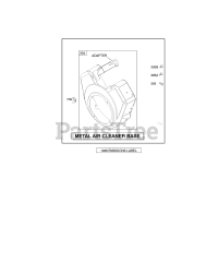 Briggs & Stratton 351447-1192-E1 - Briggs & Stratton Horizontal Engine Blower Housing