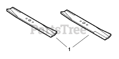 Murray 33143 - Murray Replacement Mower Blades Replacement Mower Blades (33143)