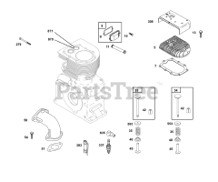 Briggs & Stratton 243431-3135-08 - Briggs & Stratton Horizontal Engine