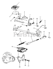 Cub Cadet 1541 (141-651-100) - Cub Cadet Garden Tractor (SN: 800000 - 816508) Brakes And Connections