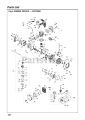 RedMax CHT 2200 - RedMax Hedge Trimmer (SN: 50100000 - 60100100) (2005-01)