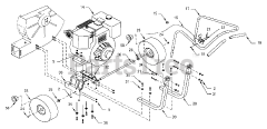 Gravely 947031 - Gravely Blower, 8hp Briggs & Stratton (SN: 000101 & Above)