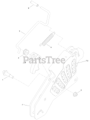 Exmark LZE751CKA524A2 - Exmark 52" Lazer Z E-Series Zero-Turn Mower, Kawasaki FX (SN: 404314159 - 406294344) (Rev B) (2019) Height-of-Cut Assembly No. 109-7438